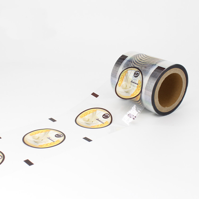 Plastiklamellierter versiegelnder Schalen-Verpackungsfolie-Rollenmilch-Tee-Schalen-Eichmeister-DruckFilmstreifen