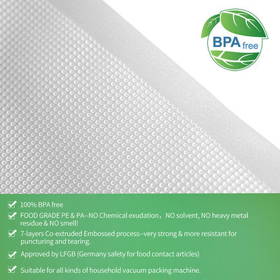 Lebensmittelaufbewahrung Präge-Vakuumbeutel