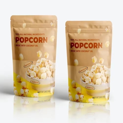 Stand-up-Zipper-Verpackungstüte mit Blechband für einfaches Versiegeln und Öffnen