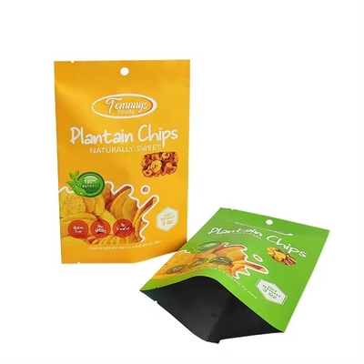 3.5 Mylar-Tasche, speziell gedruckte Warmdichtung, Snack, Bananenscheiben, 3 Seiten-Wärmdichtung, Aluminiumfolie-Tasche