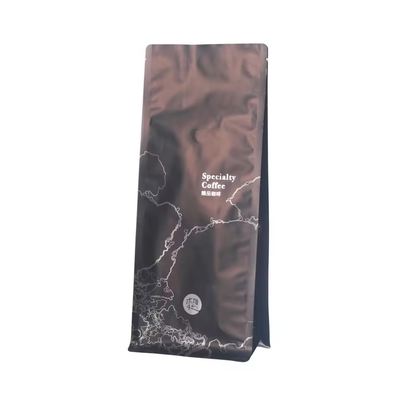 OEM und ODM Vierseitig versiegelte vertikale Kaffeebeutel Lebensmittelverpackung