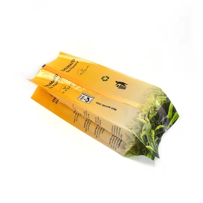 Besonders gedruckte laminierte 240g 500g wasserdichte Plastiktüte Tasche Rücken Siegel Folie Lebensmittelqualität Tee Verpackungstüten Seiten Gusset