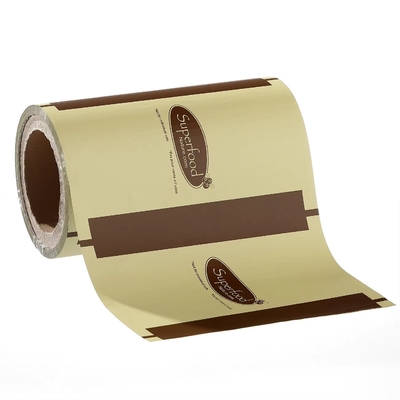 Speziell gedruckte flexible Lebensmittelverpackung Rollen Film für Stück und Scheiben Käse Gewürze Kekse Kekse Süßigkeiten Sauce