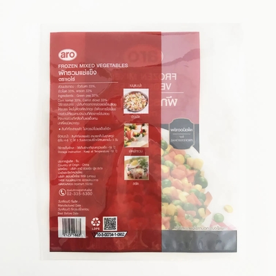 Für die Verpackung von Lebensmitteln Drei-Seitige Versiegelte Tasche Gefrierter Gemüse Obst Verpackungstaschen Vakuum Plastiktüten