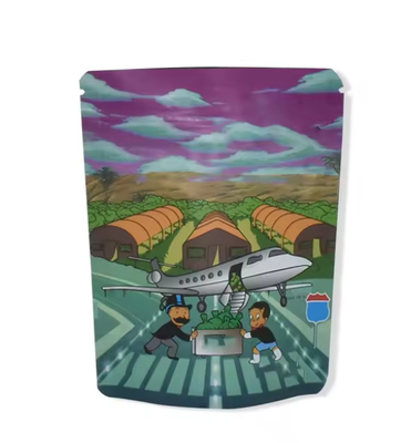 Custom 1g 3.5 G 7g Drucklaminierte Kunststoff-Essbare Tasche Geruchsfeste Tasche Verpackung Reißverschluss Stehen Sie auf Essbare Mylar Taschen