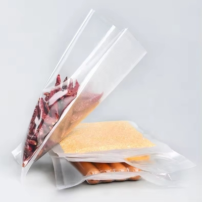 Schwerlastdurchlässige durchsichtige Vakuumdichtungsbeutel für Lebensmitteleinsparer Nylon-Kunststoffverpackung große durchsichtige Vakuumdichtungsbeutel