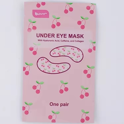 Custom Printed Pure Aluminium Composite Bag 3 Seiten Hitze versiegelt Aluminiumfolie Tasche Maske Maske Kosmetische Verpackungstüte