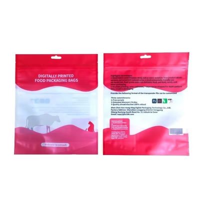Druckte Mylar Zip Lock Tasche Snack Verpackungstasche Stehen Sie auf Tasche für Lebensmittel Snack wiederverwendbare holographische Verpackungstaschen