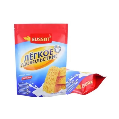 Besonders gedruckte, biologisch abbaubare, geruchsichere Aluminiumfolie, Cookieverpackung, Kraftpapier, Stand-up-Ziplock-Taschen