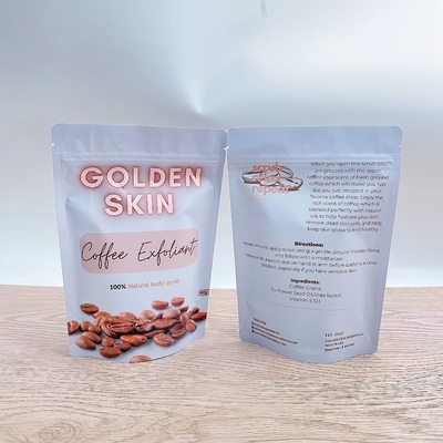 Anpassen Druck Matte fertiggestellt Stand Up Mylar Taschen Tasche mit klarem Fenster Reißverschluss Plastiktüten für Snacks