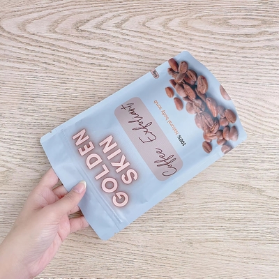 Anpassen Druck Matte fertiggestellt Stand Up Mylar Taschen Tasche mit klarem Fenster Reißverschluss Plastiktüten für Snacks