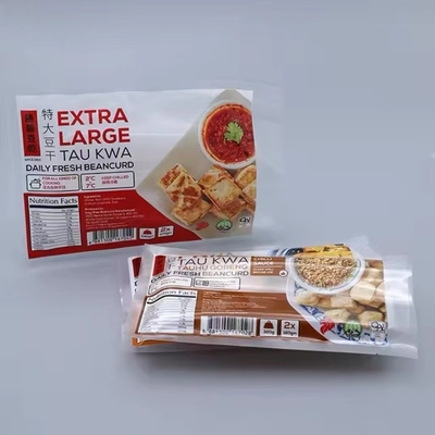 Speziell gedruckte Lebensmittelverpackungstüte Drei Seiten Versiegelungstüte Nylonverpackung Tiefkühltasche aus Knödeln Meeresfrüchte Garnelen