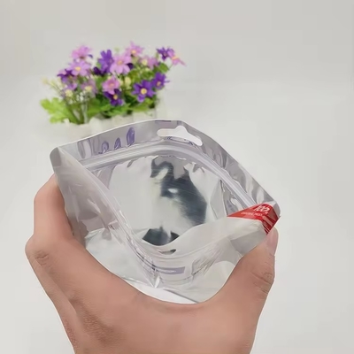 High-Quality Custom Wasserdicht Mylar Ziplock Taschen Mini Drei Seiten Siegel Plastik Verpackungstasche Aluminiumfolie Tasche