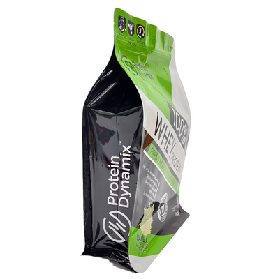Aktives Protein Plus Aluminiumfolie Tasche kundenspezifische gedruckte Stand Up Whey Protein Pulver Verpackungstüten Tasche mit Reißverschluss