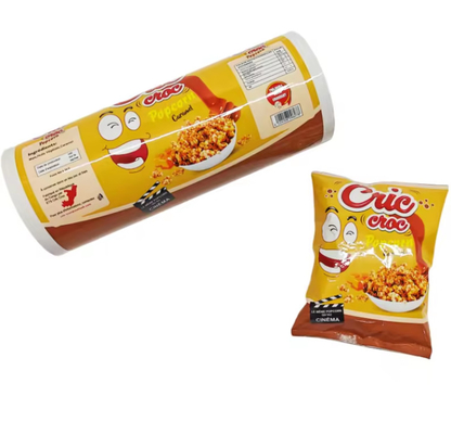 Kunststoffverpackung, gedruckte Verpackung, Beutel, Warmlaminierung, Lebensmittel, Snack-Tasche, BOPP, PET, Aluminium, CPP, PE, Kartoffelsplitter, versiegelte Filmrolle