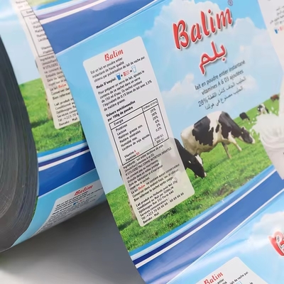 Flexible laminate Aluminium-Kunststoff-Film-Rolle Lebensmittelverpackung für Milch Gewürze Pulver Verpackung Tee Zucker Versiegelungsfilm