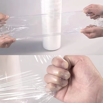 Palettenverpackung Schrumpffolie aus Kunststoff LLDPE Verpackungsfolie Streckrolle