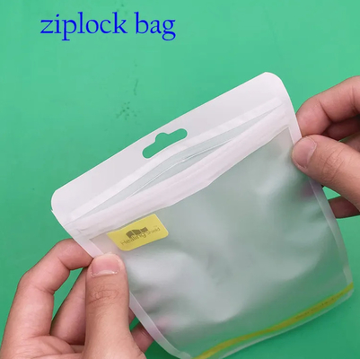 Hi-Q Custom Logo Selbstverschluss Reißverschluss Kunststoff Einzelhandel Verpackung Drei Seiten Verschluss laminierte Reißverschluss Kunststoff Taschen