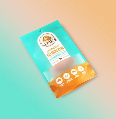 Custom Design Verpackung Reißverschluss Tasche Plastikverpackung Tasche Logo Haustier Snack Essen Hundesüßigkeit Katze Plastik Haustier Snack Tasche