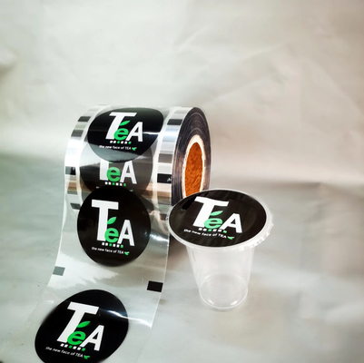 Kundenspezifische klare Boba Teetasse Verpackung Roll Plastikblase Versiegelungsfilm für Kaffee Wein Soda Mineralwasser Whisky