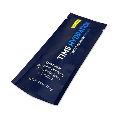 Auf Wärme ausgedruckte Warmdichtprobe Sachet Verpackung Flachbeutel Drei-Seiten-Dichtungsbeutel