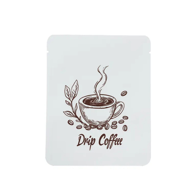 Kalee Custom gedruckt 3 Seiten Siegel Tasche Aluminiumfolie Lebensmittel Kunststoff Verpackungstüten Kaffee Tropftaschen