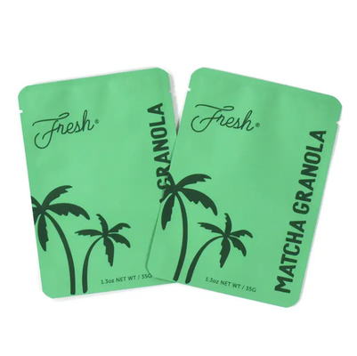 Custom Printed Laminated Aluminiumfolie Reißverschluss Taschen mit Logos Mini Flat Tasche Recycelbar 3 Seiten Siegel Reißverschluss Tasche