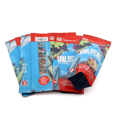3 Seitenverschluss Maßgeschneiderter Druck Snack Verpackung Kunststoffbeutel Wärmeverschlussbeutel / Rückensiegelung Kunststoffbeutel