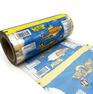 Besonders gedruckte Bopp PET CPP PE Metallisierte laminierte Filmrolle Flexible Verpackung Snacks Süßigkeiten Pizza Lebensmittel Kunststofffilm