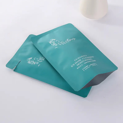 Kleine Mini-Aluminiumfolie Kosmetische Probenbeutel 3 Seiten versiegelt Flachbeutel für Hautpflege Lotion Creme Pack