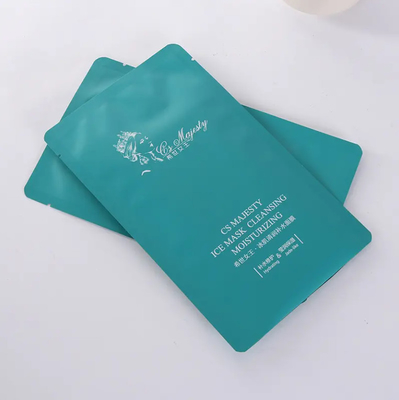 Kleine Mini-Aluminiumfolie Kosmetische Probenbeutel 3 Seiten versiegelt Flachbeutel für Hautpflege Lotion Creme Pack