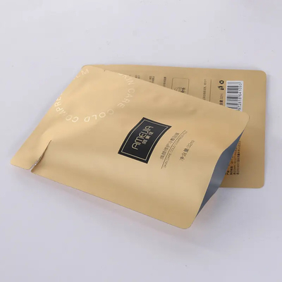 Kleine Mini-Aluminiumfolie Kosmetische Probenbeutel 3 Seiten versiegelt Flachbeutel für Hautpflege Lotion Creme Pack