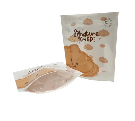 Besonders gedruckte Plastik-Keks-Verpackungstüten mit Ziplock