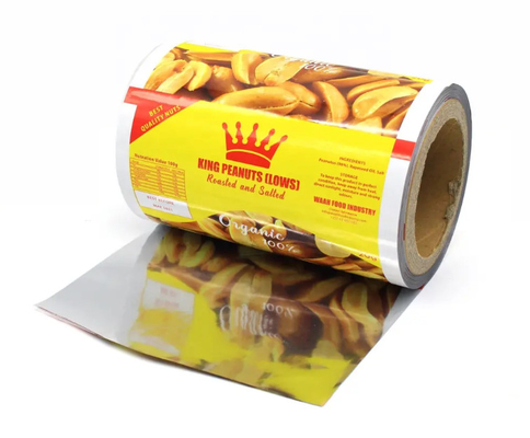 Fabrik für Kunststoff-Druckfilmrollen für Snacks/Kartoffelchips/Nüsse Verpackung, Lamierte kleine Taschen Snack Verpackung Filmrolle