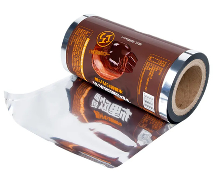 Benutzerdefiniertes Logo Hochbarrierenfilm Bopp/Cpp Roll Snack Biscuit Chips Verpackungsfilm Brot Kartoffelchips Schokoladenbar Verpackungsfilm Roll