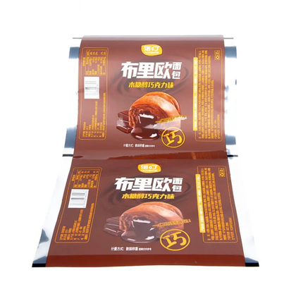Benutzerdefiniertes Logo Hochbarrierenfilm Bopp/Cpp Roll Snack Biscuit Chips Verpackungsfilm Brot Kartoffelchips Schokoladenbar Verpackungsfilm Roll