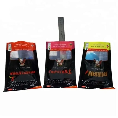 Besonders gedruckte wiederverwendbare Vakuumsiegel Zip Lock Snack Lebensmittel Rindfleisch Gewirkte Verpackungstüten