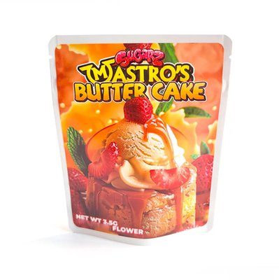 Geruchsfeste Rückseite Druck Aufkleber Plastikpackbeutel 400 mg 600 mg 1000 mg 1 lb Mylar-Tasche