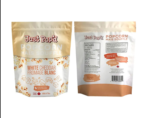 Individuelle Doypack Stand Up Top Reißverschluss Trockene Früchte Lebensmittelpackung Tasche Erdnuss Walnussbeutel Kiefernüsse Gemischte Cashew-Nüsse Verpackung
