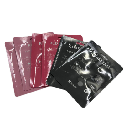 Hochwertige kundenspezifische Kosmetik Gesichtsmasken Tasche Stand-up Drei-Seiten-Dichtung leicht zu reißen Rein-Aluminiumfolie Hitzesiegelung PE PET Material