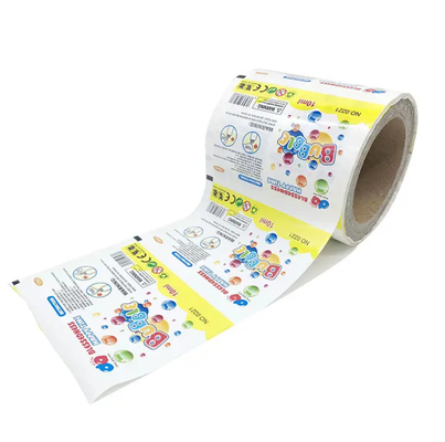 Automatische Verpackung Biologisch abbaubare Kunststofffolie Splitter Rollenfolie Beutel Kunststofffolie für Snacks