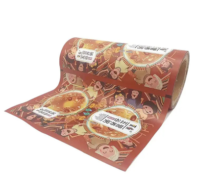 Automatische Verpackung Biologisch abbaubare Kunststofffolie Splitter Rollenfolie Beutel Kunststofffolie für Snacks