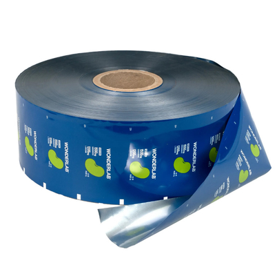 Aluminiumfolie Verpackungsrolle Film Kunststoff automatische Verpackung laminierte Film Snacks Süßigkeiten Kekse Kartoffelchips Sachet Filmrolle