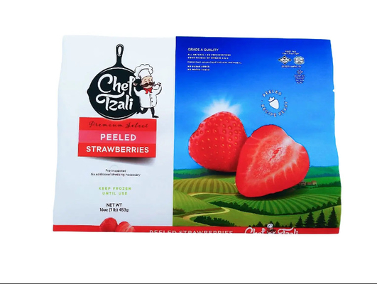 Warmverkauf Wärmeversiegelte Vakuumpose mit individuellem Logo für gefrorene Früchte Gemüse Milch Zucker Haustierfutter Gelee Lagerung Lebensmittelverpackung