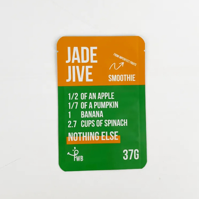 Drei-seitige Dichtung Stand-up-Tasche Matte Finished Side Gusset Snack Verpackungstasche mit Food Bag Design