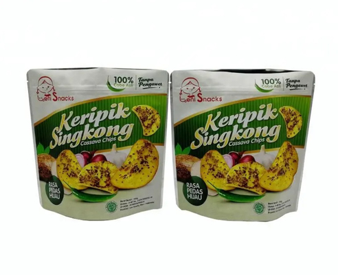 Warmdichtung Nahrungsmittelqualität Druckfolien Taschen für Nahrungsmittel Lagerung Reißverschluss Verpackungstüte Nahrungsmittel Stand-up-Tasche