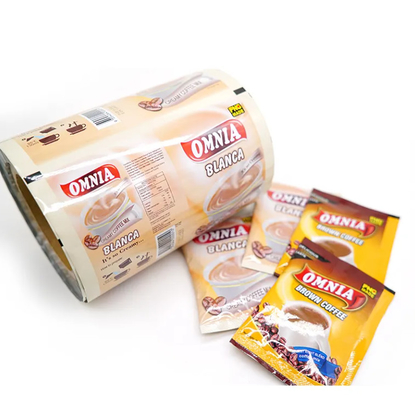 Auf Wunsch gedruckte Gelee-Taschen Snacks Verpackung Automatische Kartoffelchips Verpackungsrollen Laminate Pe Food Verpackungsrollen Film