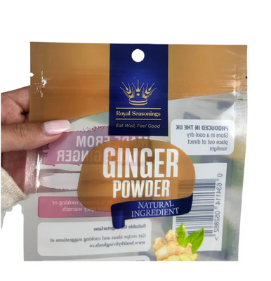 Besonders gedruckte Beutel, mit 3 Seiten versiegelt, Kunststoffbeutel, Gewürze, Gewürze, Beutel, Esswaren, Verpackung, Ziplock, Mylar-Tasche