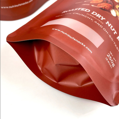 Besonders gedruckte Aluminiumfolie Taschen Kekse Nüsse Tee Kaffee Lebensmittelverpackungen Plastik-Zip Stand-up Taschen