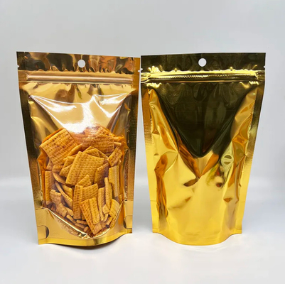 Neue transparente PE-Kunststoff-Zippflasche mit Silbergravierungsdruck